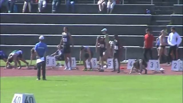Pfingstmeeting München - 100m men - heat 1 - Thomas Eichler 12,07 sec