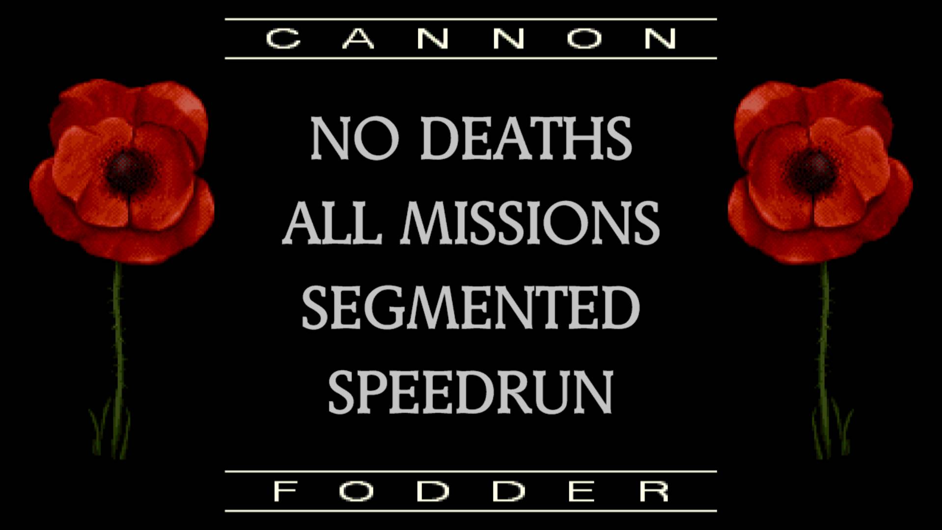Поэтапный пробег «Cannon Fodder» на Amiga. «Все миссии, Без потерь» за 1:18:04.4 LRT