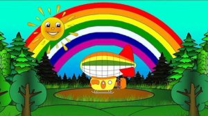 Развивающий мультфильм для детей - Волшебная Радуга - ДИРИЖАБЛЬ