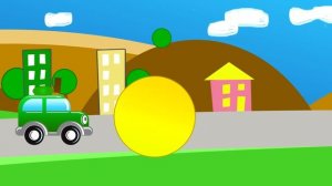 Мультфильмы про машинки - геометрические фигуры - развивающий мультик 3