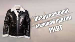 Кожаная меховая куртка Pilot