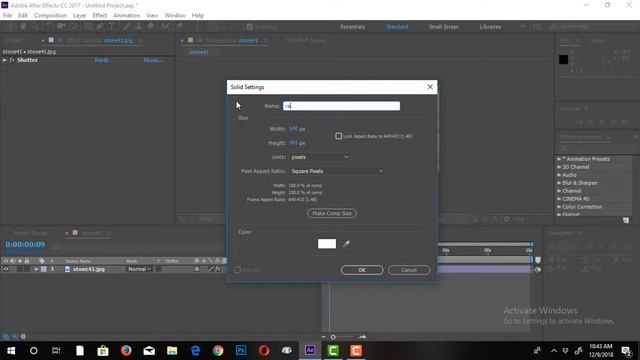 shatter effect in after effects
