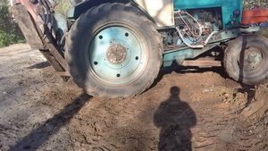 Трактор БЕЛАРУС ЭО-2621А (Петушок)  в работе