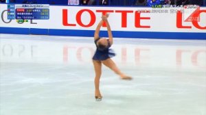 2018 Yuna Aoki figure skating Japan . Юна Аоки  фигурное катание Япония .