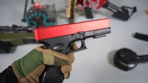 Bolt Action Sniper Rifle Toy Gun - AWM Airsoft - Shell ejecting M249 Nerf Gun - Toy Guns Collection