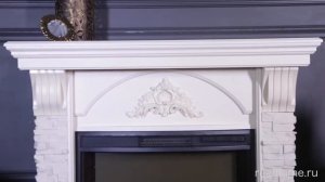 Электрокамин RealFlame Athena GR STD/EUG с очагом Evrika 25,5 LED