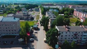 Контраст Зима-Лето поселок Игра Удмуртская Республика
