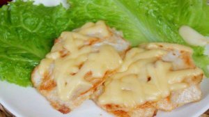 Отбивные из курицы с тертым сыром