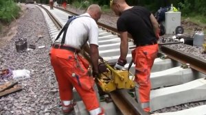 ТЕРМИТНАЯ СВАРКА рельс на железной дороге