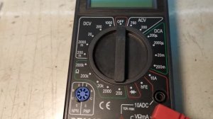 Мультимерт DT830B показания тестера не меняются. Ремонт