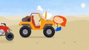 Мультфильмы про ремонт машинок - Доктор Машинкова в пустыне