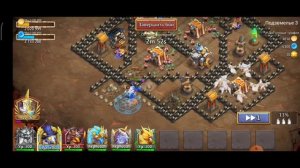 БИТВА ЗАМКОВ. битва замков. Призывательница. Прокачка эпического героя.