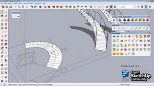 s4u-stair simple tutorial | SketchUp 2019
