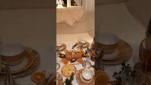 Сервировка Новогоднего стола/ Table serving for New year celebration 🍾 смотреть онлайн