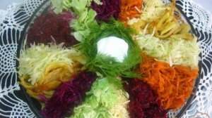 Салат Козел в огороде