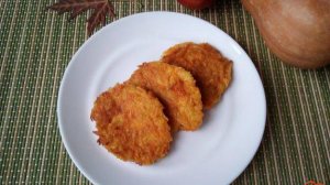 Тыквенно-яблочные оладьи