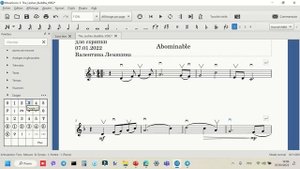 Musescore 3: Редактируем ноты, тема из мультфильма «Эверест»