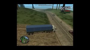 Поездка на Камазе 54115 в GTA SA