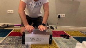 Whatsminer m30s++ 108th, распаковка, начало криптокотла.