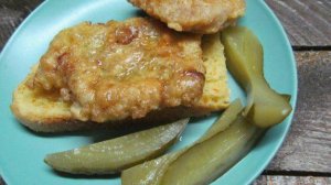 Отбивные в крахмале и яйце