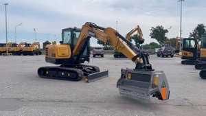 SANY SY55C экскаватор со сменным рабочим оборудованием