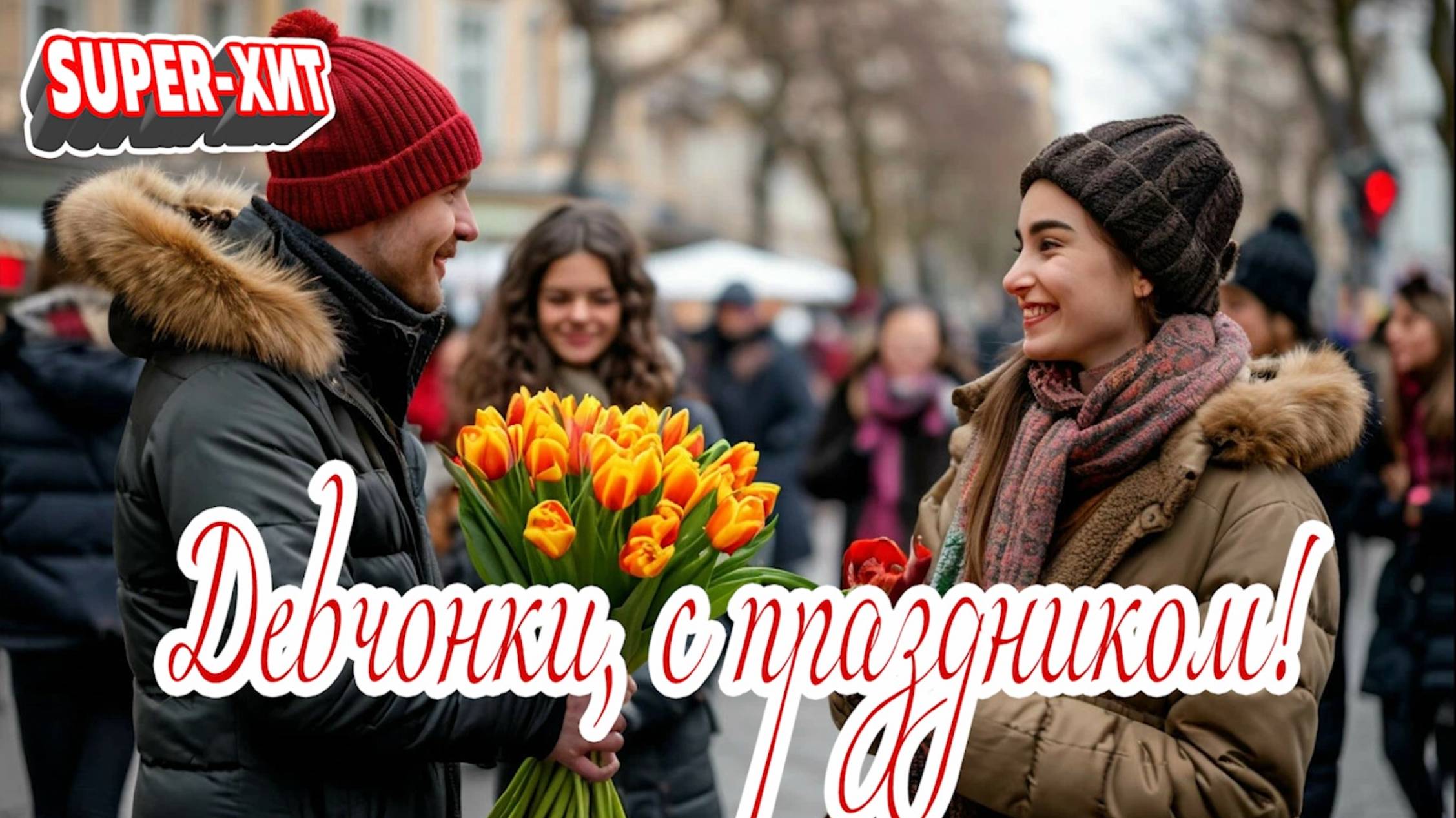 Девчонки, с праздником! (песня на 8 Марта)