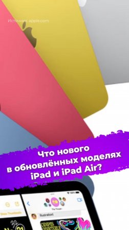 Что нового в обновлённых моделях iPad и iPad Air? #Apple #iPad #iPadAir #планшет #AppleM3 #ixbt