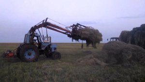 Сенокос 2 сдвигание и вывоз сена МТЗ-82 Т-40 стогомет