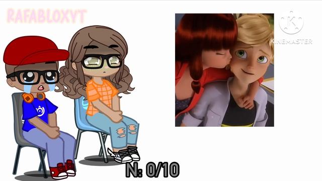 Personagens de miraculous ladybug reagindo a shipps (MARINETTE FICOU COM CIÚMES?) смотреть онлайн