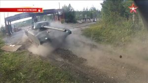 Танк т-14 Армата стреляет!!!