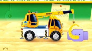 Обзоры мобильных игр. Подъёмный Кран. Рабочие машины