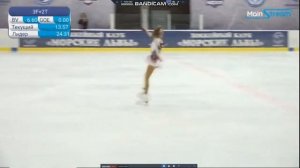 Алена ПРИНЕВА　アリョーナ・プリニョワ　SP　Юношеские соревнования Мои любимые коньки