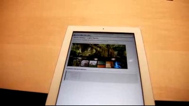 iPad 2 hands on  jQuery gallery Javascript test   YouTube