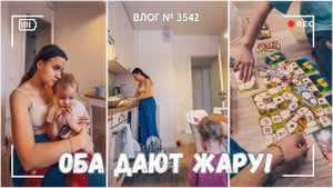 ВЛОГ №3542: Они оба дают жару! | Печенье не удалось | Мне стало лучше 14.03.25