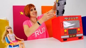 Машина куклы БАРБИ и Машины игрушки: Тайо, МонстрХай.