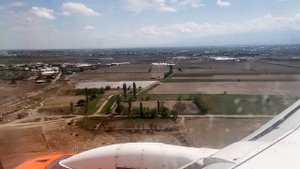 🛬Sukhoi Superjet 100 Azimuth landing at Yerevan Zvarnotz airport