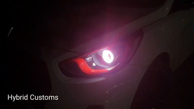 VERNA FLUDIC || CUSTOM Headlamps with HC Mini H1 projector смотреть онлайн