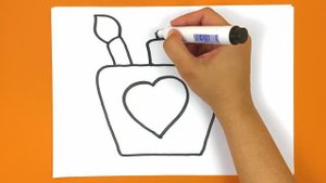 Как нарисовать косметику для девочки