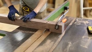 Изготовление большого стола с "парящей столешницей" мастером Ишитани