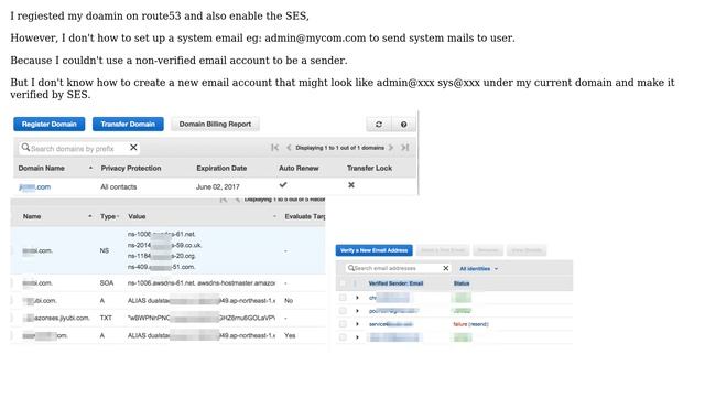 Webmasters: How could I set up a GM/admin NO-REPLY Email account on AWS SES? смотреть онлайн