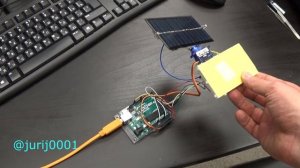 The positioning system of solar panels. Arduino projects.