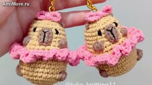 Амигуруми: схема Капибара | Игрушки вязаные крючком