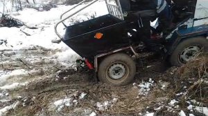 Утопили трактор ,,Переломка 4х4 L.T.,, Тест на бездорожье))