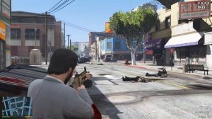 GTA V Michael's Textile City Shootout + Five Star Escape(VE:DGA 3.1.1)