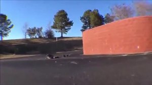 Падение со скейта. Жесть