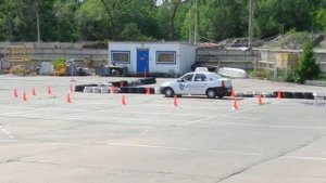 Видео движения на автодроме для категории В