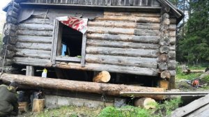 Как заменить сгнивший венец. Отбеливаю дом