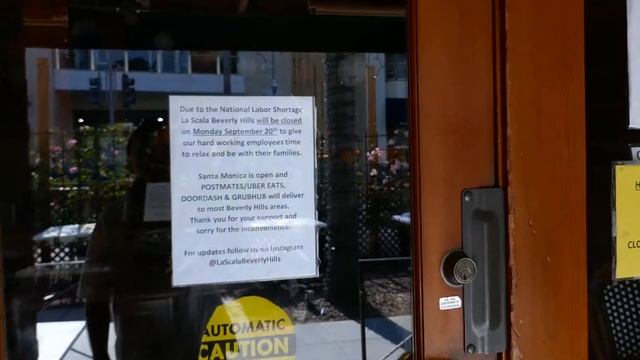 La Scala Closed September 20, 2021 Beverly Hills California USA Chopped Salad Oldest Restaurant BH смотреть онлайн