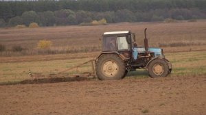 МТЗ 1221 САРЭКС с плугом ПЛН 5-35.