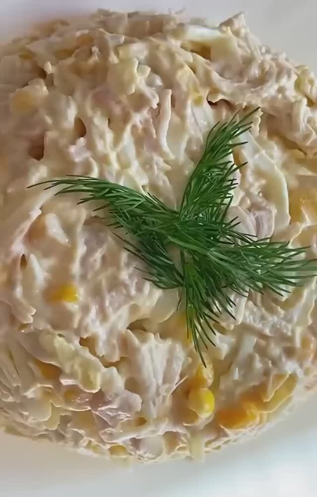 Куриный салат ,очень вкусно! смотреть онлайн